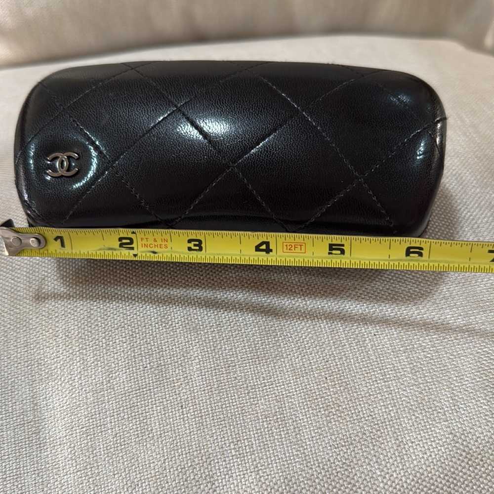 CHANEL vintage quilted sunglasses hard box black - Picture 11 of 11